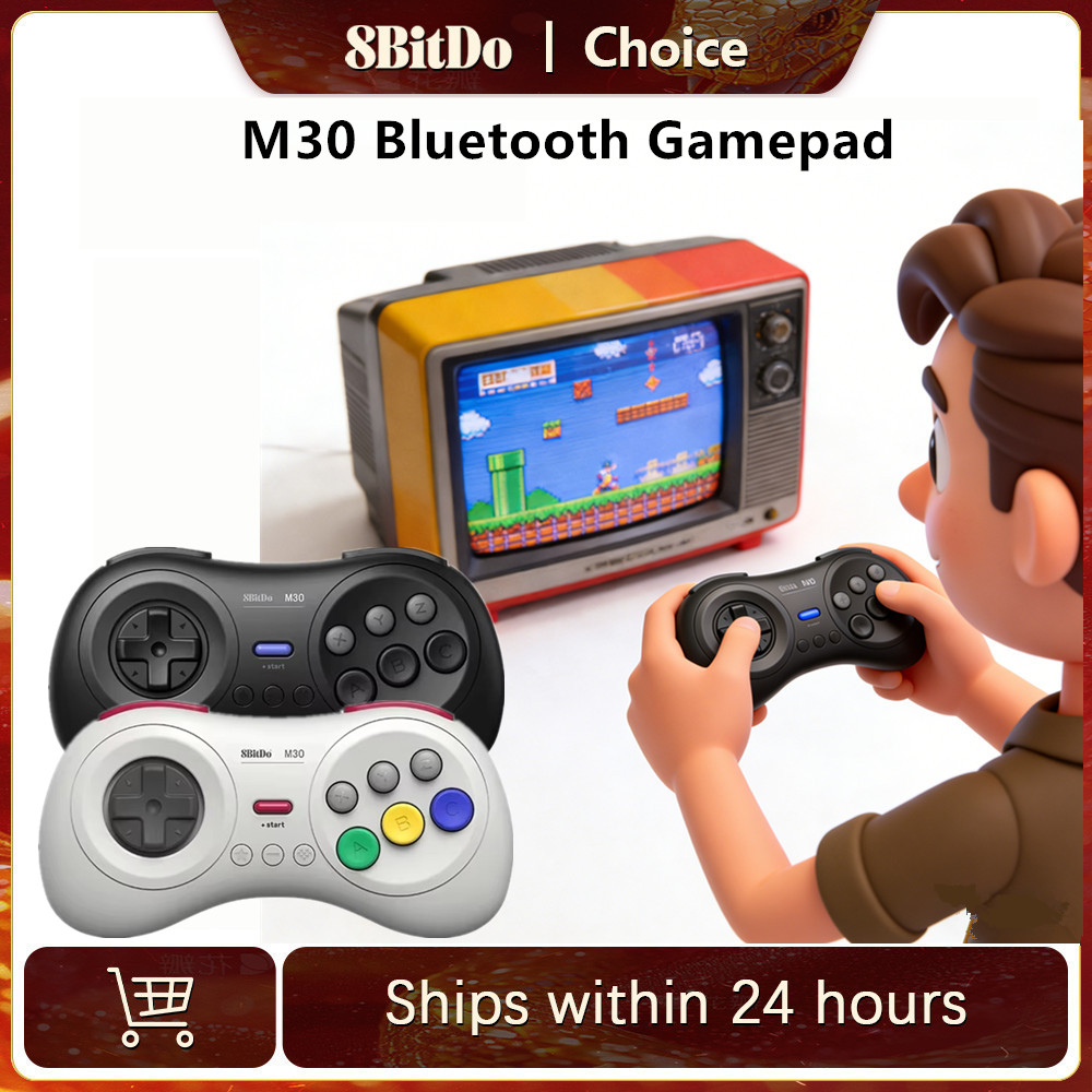 Smart Home Raspberry Pi - 8Bitdo M30 Bluetooth Denetleyici Gamepad Nintendo