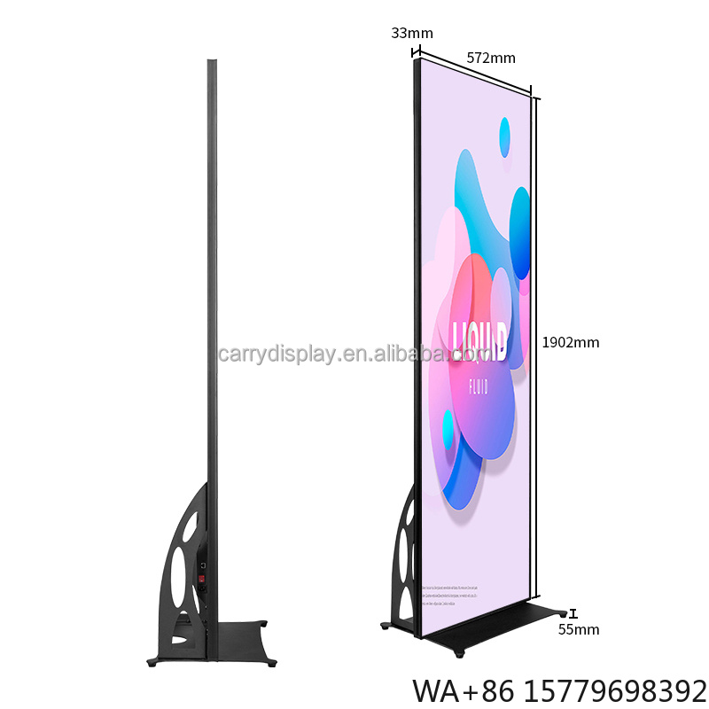 Smart Home Poster - Tekerlekli Akıllı Kiosk Hareketli Reklam Panosu,