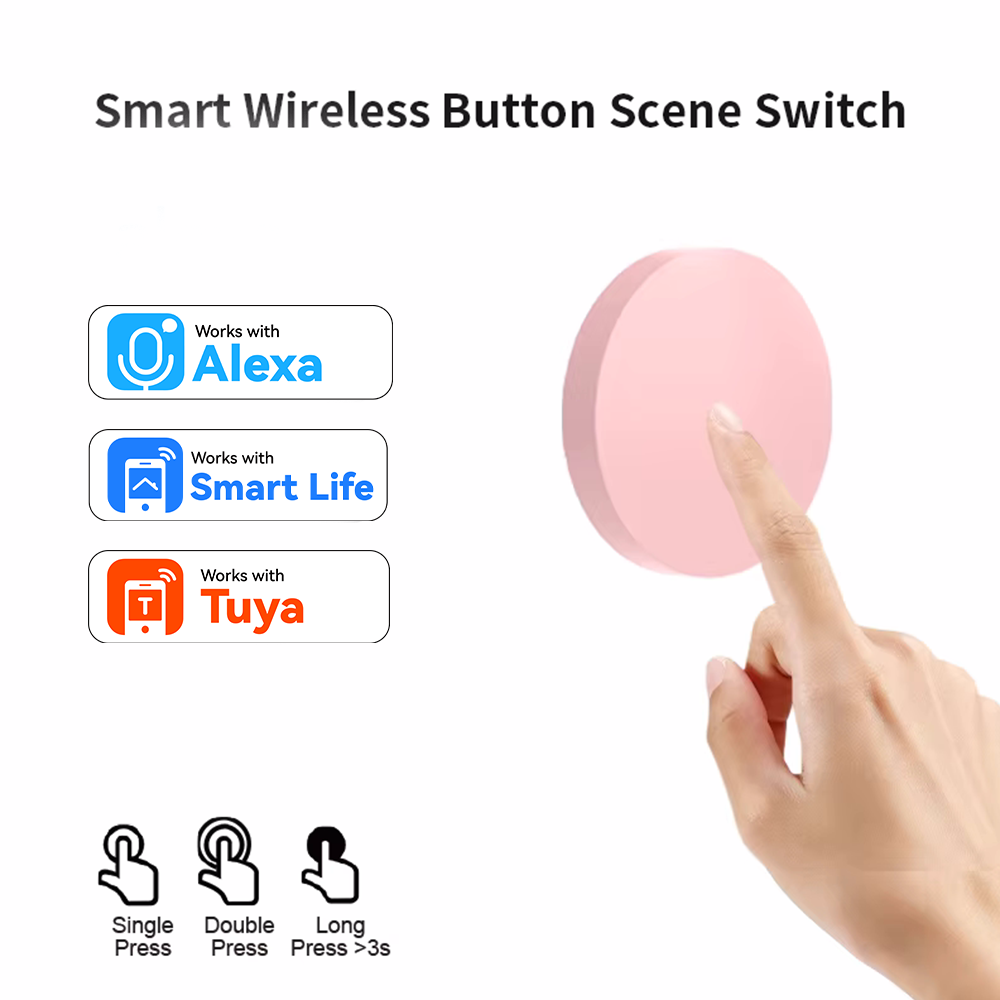 Smart Home Voice Assistant - ZigBee Akıllı Kablosuz Düğme Sahne Anahtarı
