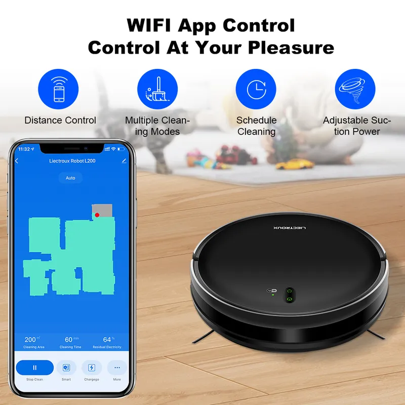 Smart Home Device - LIECTROUX L200 Robot Süpürge Akıllı Uygulama