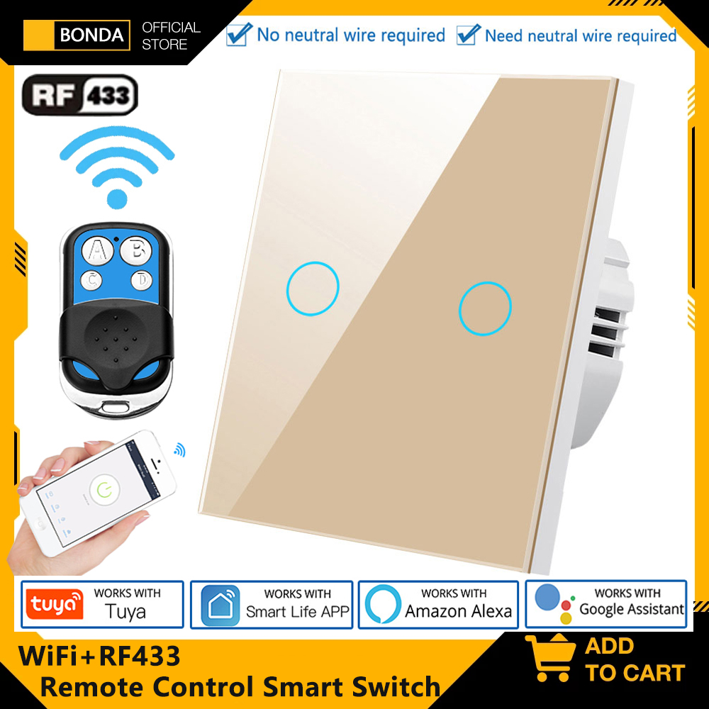 Smart Home Lighting Control - Tuya AB WiFi+RF433 Akıllı Uzaktan kumanda