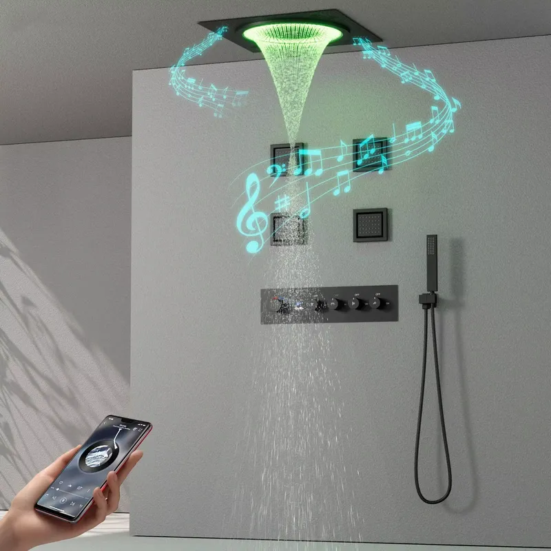 Akıllı LED Duş Seti Banyo Müzi - Smart Home In Us incelemesi ve fiyatı