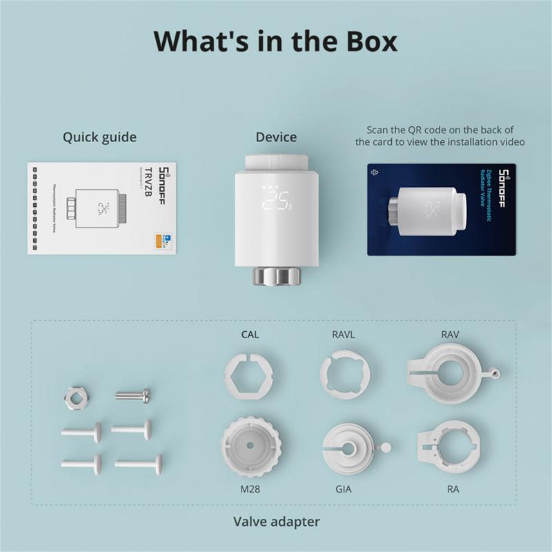 SONOFF Akıllı TRV Zigbee Termo - Smart Home Mqtt incelemesi ve fiyatı