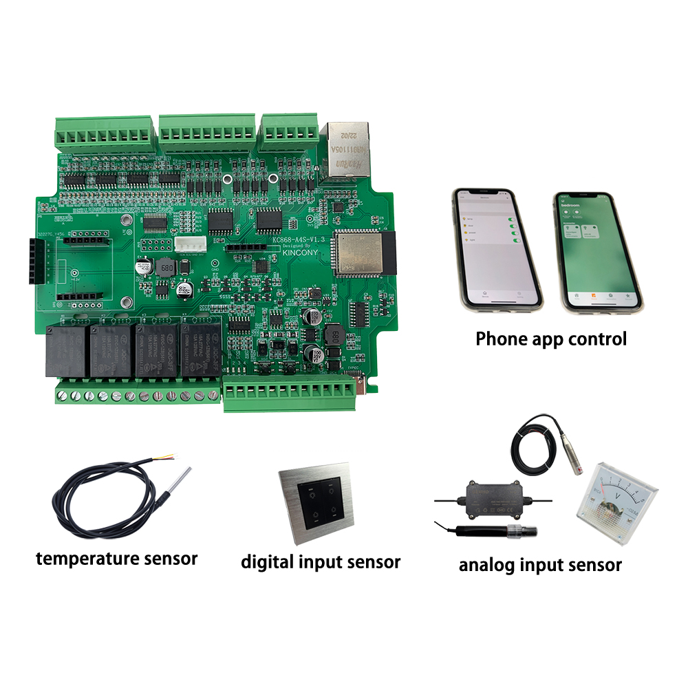 KC868-A4S ESP32 ESPhome Tasmot - Smart Home Mqtt incelemesi ve fiyatı