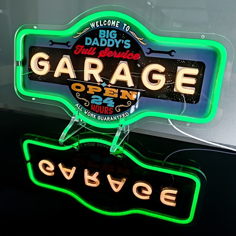 Retro Garaj LED Neon Burcu UV  - Smart Home Poster incelemesi ve fiyatı