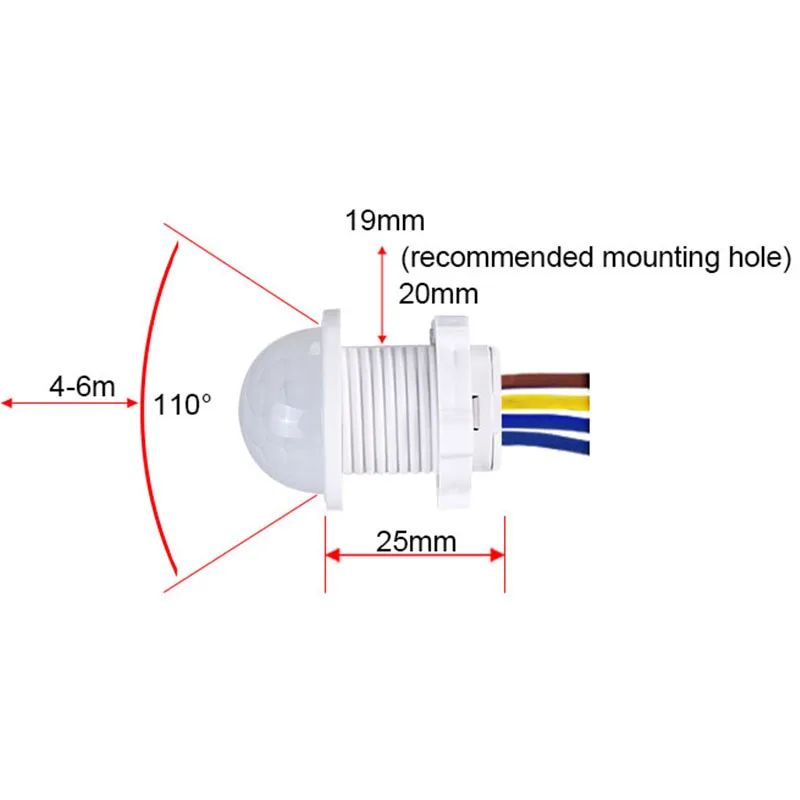 AC 110V 220V Mini hareket sens - Smart Home Elements incelemesi ve fiyatı