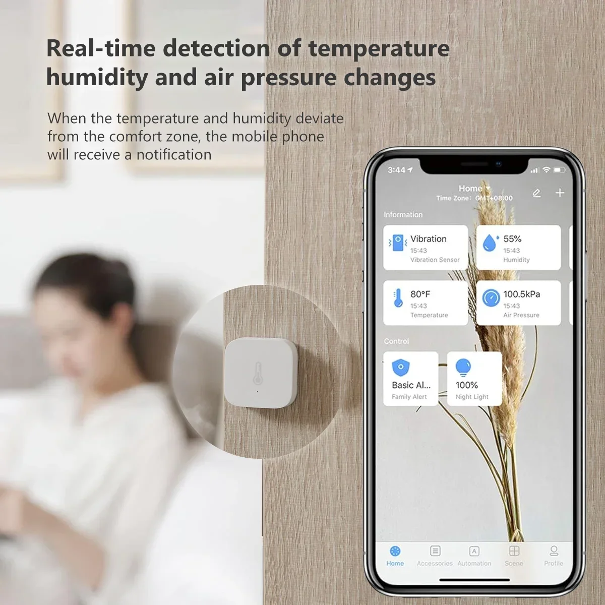 Aqara Sıcaklık Sensörü Zigbee  - Smart Home Hub Apple incelemesi ve fiyatı
