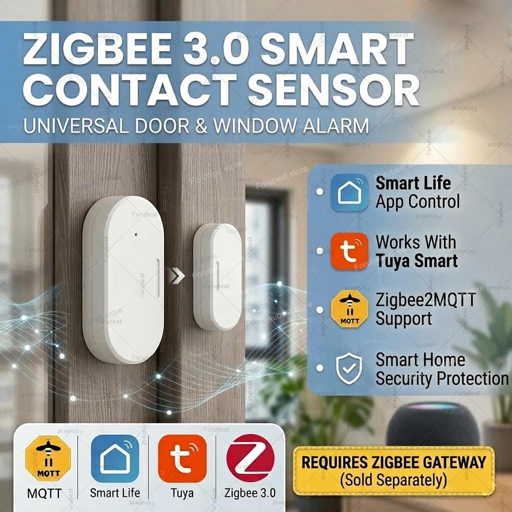 Tuya Zigbee Kapı Pencere Sensö - Smart Home Mqtt incelemesi ve fiyatı