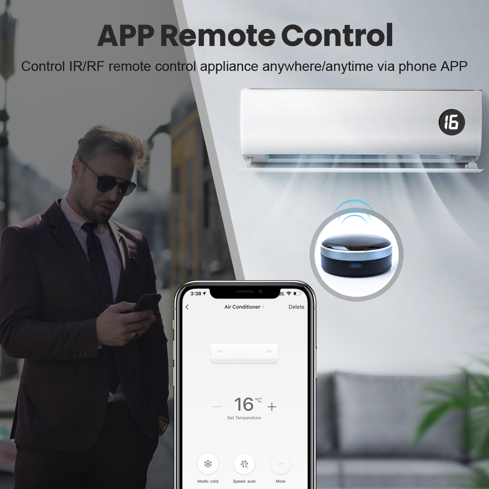 Tuya IR RF 433/315 evrensel WI - Smart Home Orvibo incelemesi ve fiyatı