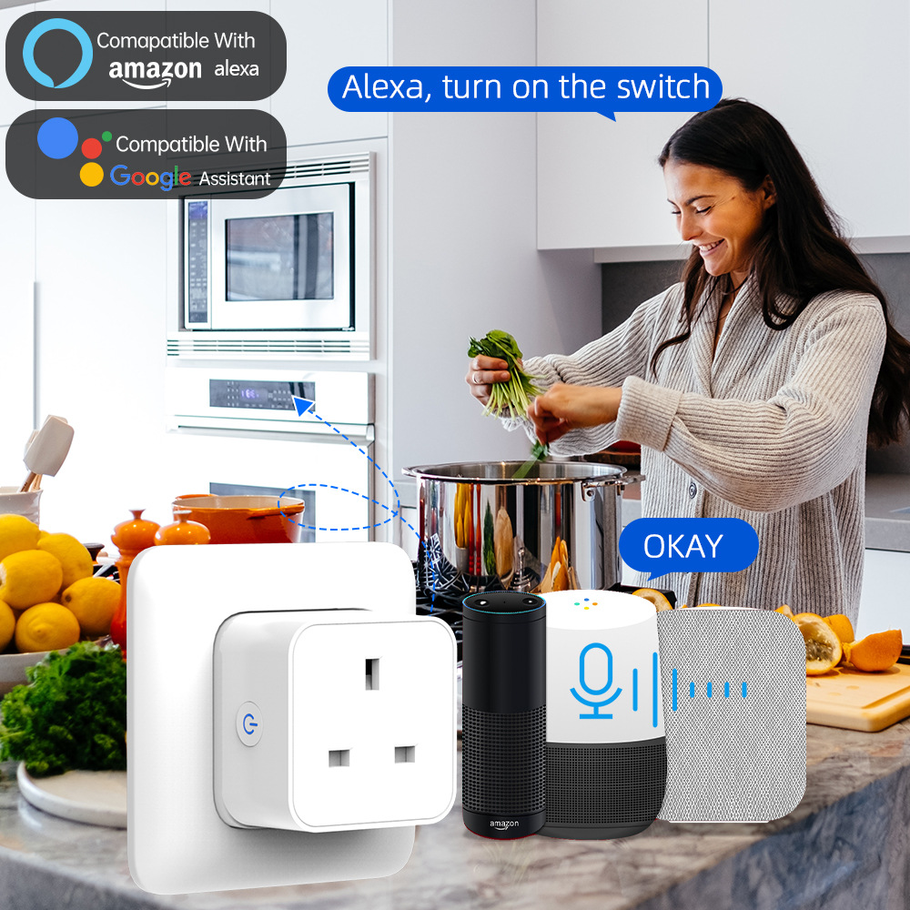 Tuya Akıllı Priz 16A/20A WiFi  - Smart Home Voice Assistant incelemesi ve fiyatı
