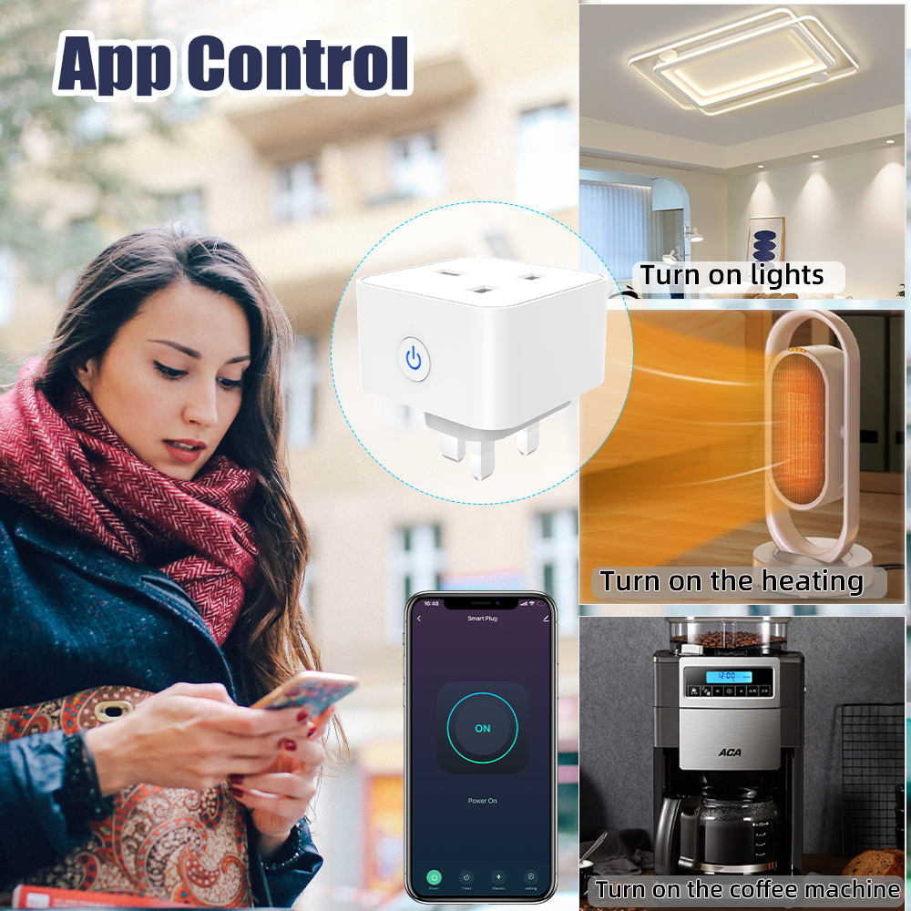 Tuya Akıllı Priz 16A/20A WiFi  - Smart Home Voice Assistant incelemesi ve fiyatı