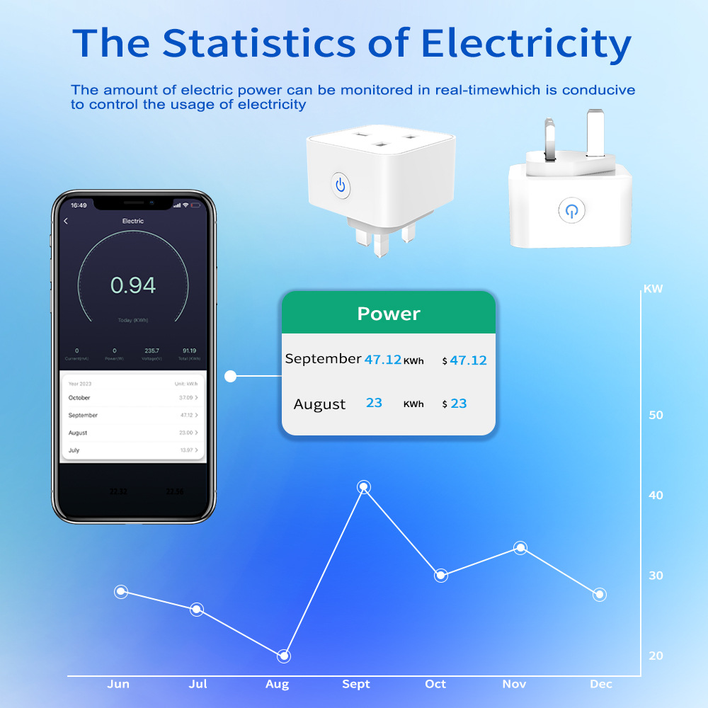 Tuya Akıllı Priz 16A/20A WiFi  - Smart Home Voice Assistant incelemesi ve fiyatı