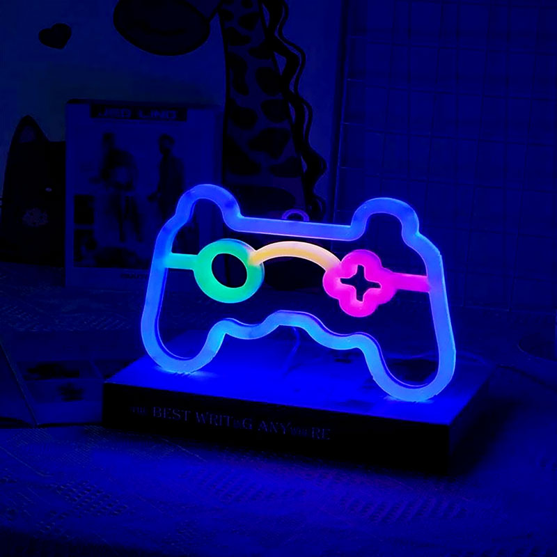 LED Oyun Kumandası Neon Tabela - Smart Home Poster incelemesi ve fiyatı