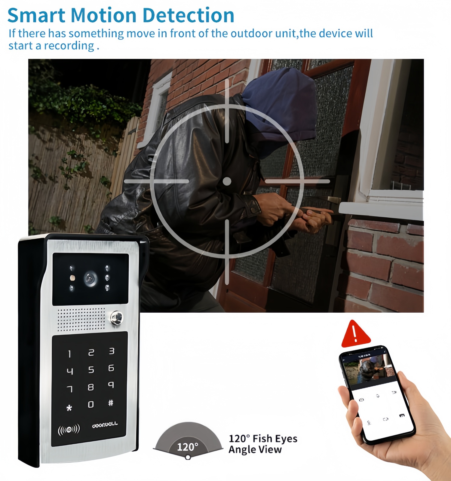 TUYA WIFI görüntülü interkom k - Smart Home Video incelemesi ve fiyatı