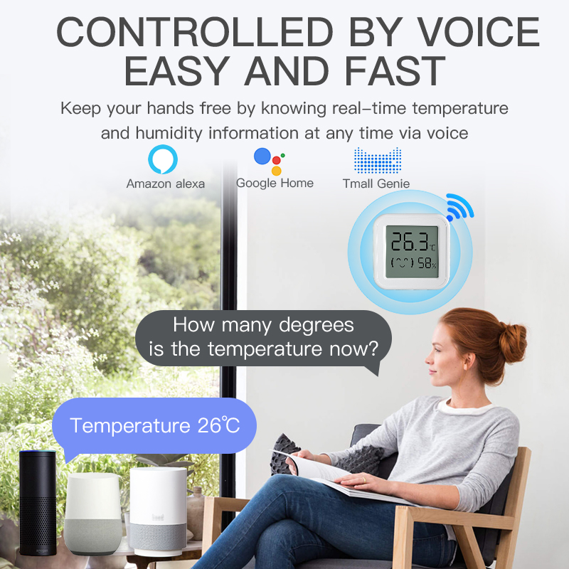 Bluetooth Sıcaklık Nem Sensörü - Smart Home Voice Assistant incelemesi ve fiyatı