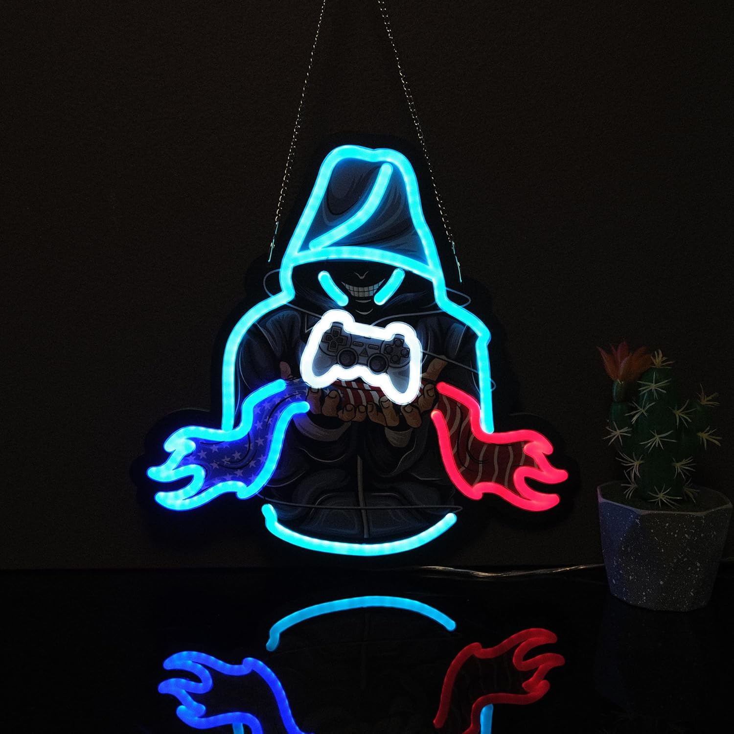 Oyun denetleyicisi neon tabela - Smart Home Poster incelemesi ve fiyatı