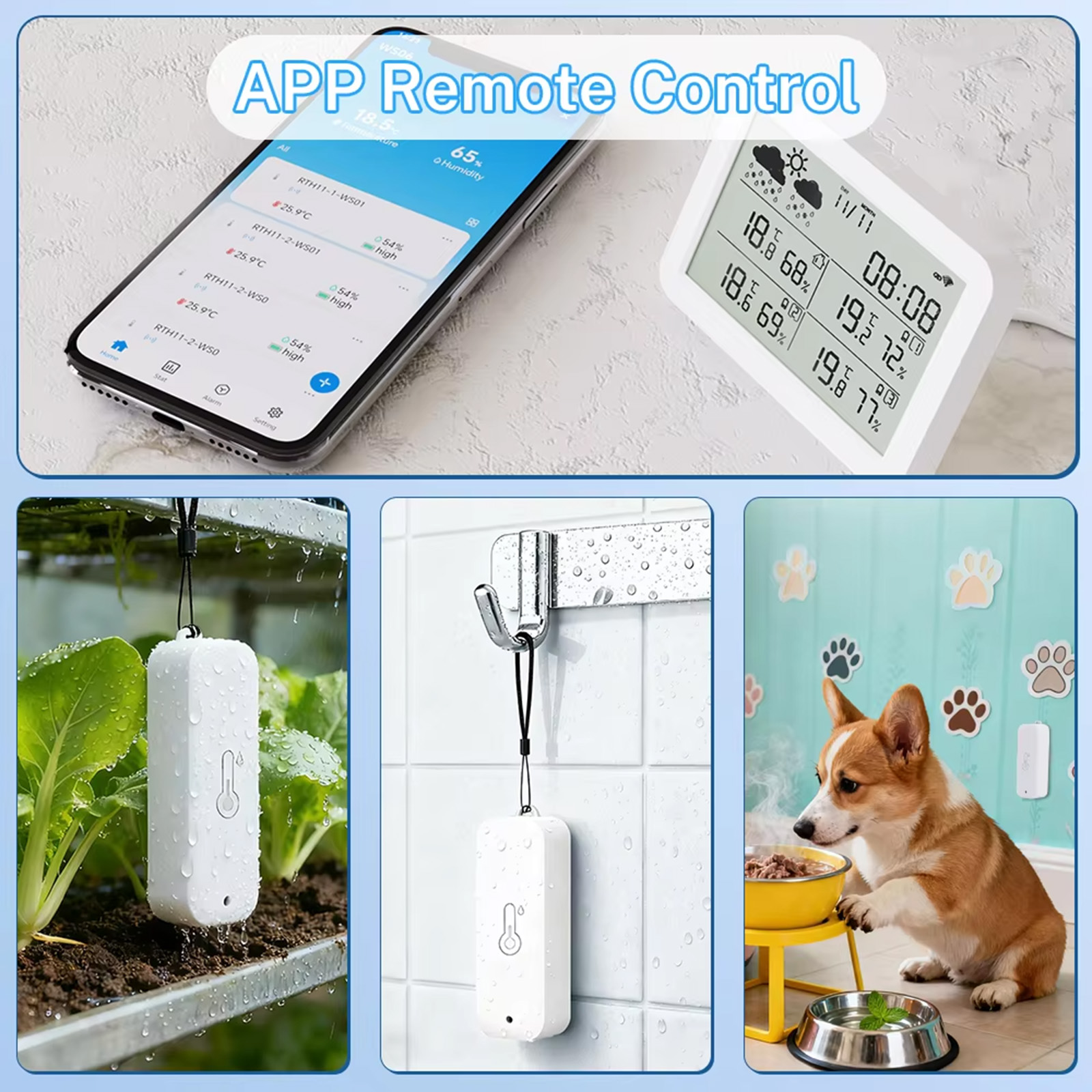 Tuya WiFi+RF433 Hava Durumu İs - Smart Home Elements incelemesi ve fiyatı