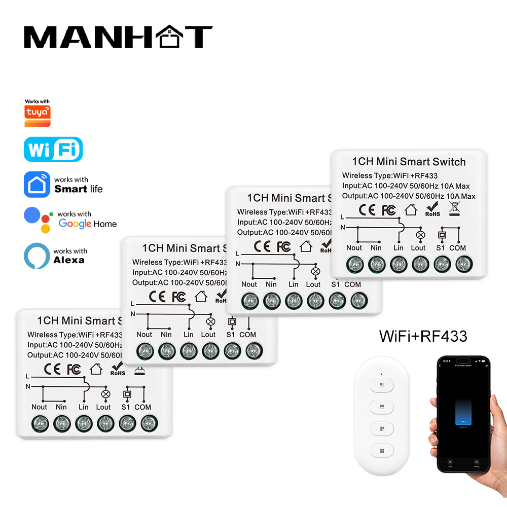 10A Mini WIFI Akıllı Anahtar R - Smart Home Voice Assistant incelemesi ve fiyatı