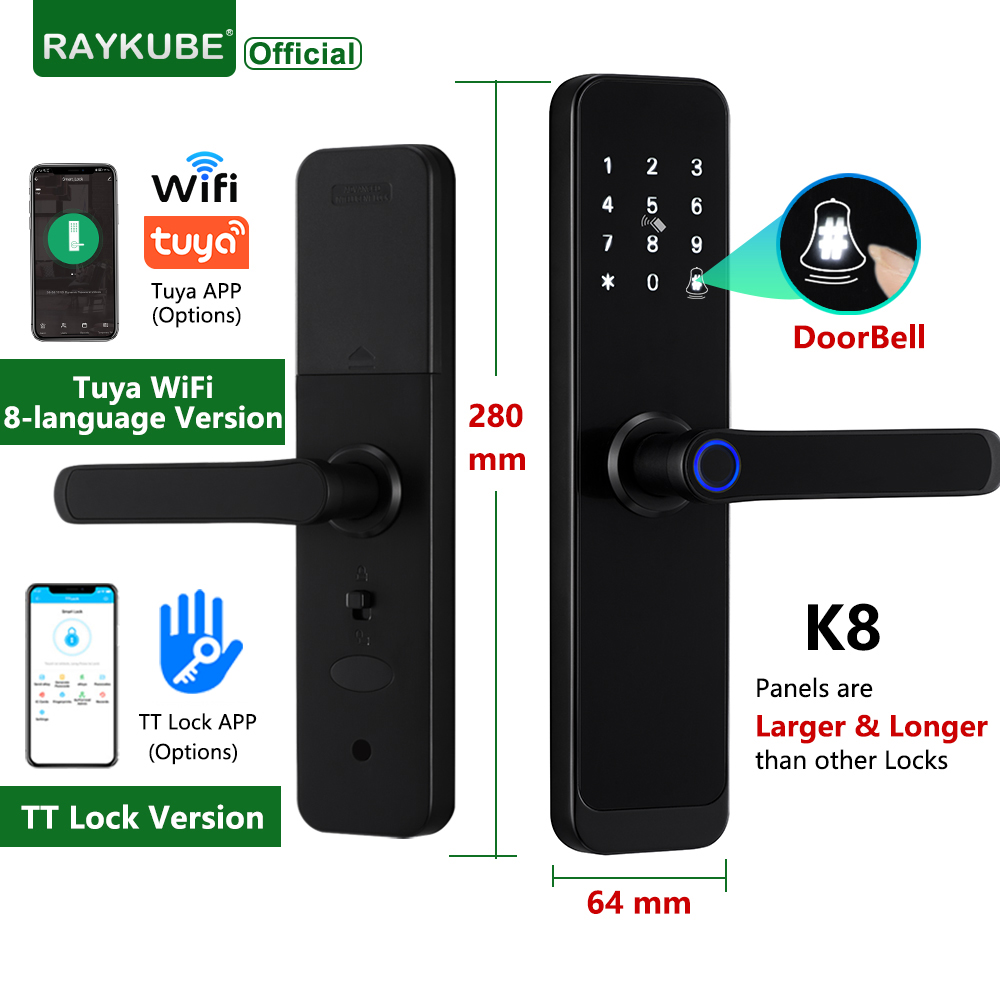 RAYKUBE K8 Akıllı Kapı Kilidi  - Smart Home Imou incelemesi ve fiyatı